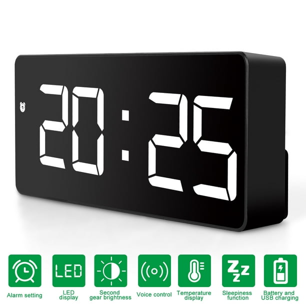 Digital Alarm Clock Eeekit Large Led, Large Number Digital Alarm Clock