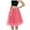 Watermelon Red, variant on TAIAOJING Women's Short Tutu Ballet Bubble Skirt Casual Skater A-line Stretchy Versatile Flared Mini Carnival Petticoat Skirt