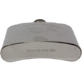 thumbnail image 4 of Silver-tone 6oz Oval Etched Design Flask GM16834, 4 of 5