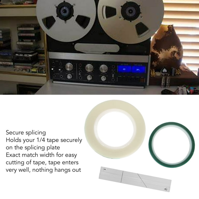 1/2 1/4 Inch 10 Inch Tape Splicing Kit Aluminum Alloy Hard Anodizing  Treatment for Revoxsonido Open Reel Tape Media Accessories - AliExpress