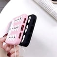 thumbnail image 4 of 3D Silicone Case Compatible with iPhone 12, Retro Classic Creative Soft Rubber Bumper Cover Cool Fun Protective Cute Case (Pink, iPhone 12), 4 of 14