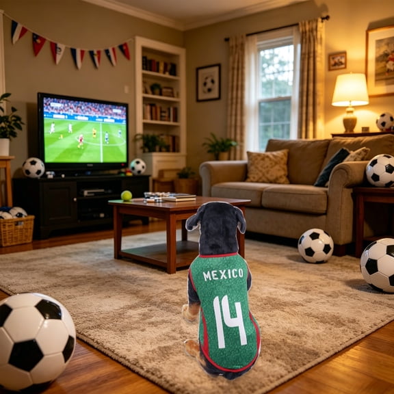 FastXmas Pet Soccer Shirt, Breathable Mesh Puppy Football Clothes, Specifically For Small Dogs And Cats Lightweight And Breathable Suitable Outfit For Pet Weighing 2-3kg
