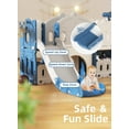 XJD 8in1 Toddler Slide & Climber Playset, Indoor/Outdoor, Basketball