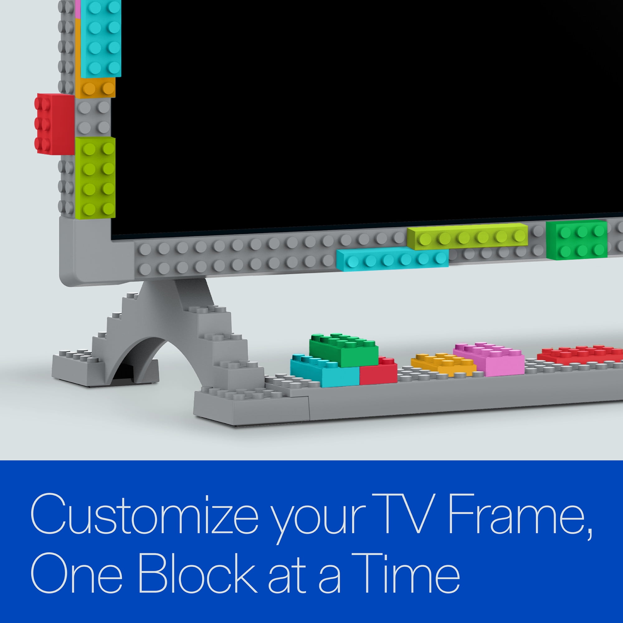 onn 32" 1080P FHD Building Block Smart Roku TV - Gray (TVBBGRY36014570)