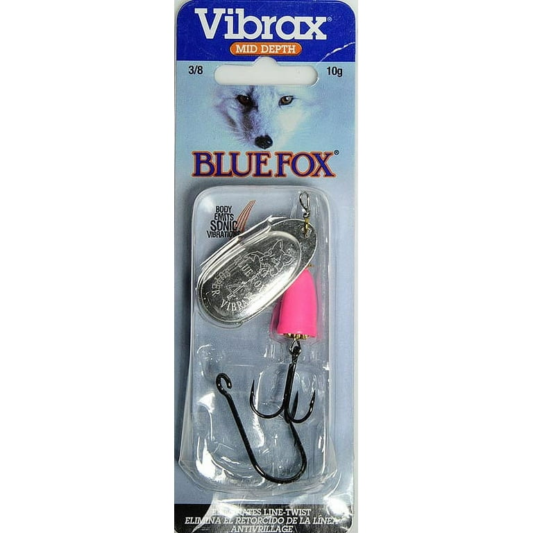 Blue Fox Vibrax Shallow Spinner 1/8 Blue Shad
