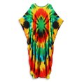 thumbnail image 5 of Geometric Printed Beach Maxi Dresses for Swimwear Women V neck Kaftan Summer Tunic Flowy Vacation Outfits Casual Caftan Robe Lightweight mumu Dress, 5 of 11