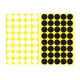 thumbnail image 5 of 10 hojas auto adhesivo Redondas Las etiquetas de colores Marcado etiquetas engomadas desprendibles (25 mm de oro + plata + Rojo + Amarillo + + blanco + azul + verde + Café + púrpura Cada hoja 1), 5 of 7
