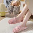 thumbnail image 2 of House Slippers, Anti-Slip Soft Sole Slip-On Bedroom Shoes, Warm Fuzzy Comfort for Women and Men, 2 of 9