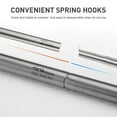 thumbnail image 4 of Camping Tarp Poles Ultralight Titanium Alloy Tent Support Rods Lightweight, 4 of 8