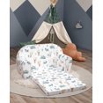 thumbnail image 2 of Delsit Kids Couch for Toddlers - 2 in 1 Convertible Foam Sofa to Lounger, Comfy Flip Out Lounge Chair for Children, Made in Europe, 2 of 4