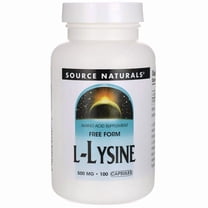 Source Naturals, Inc. L-Lysine 500mg 100 Capsule