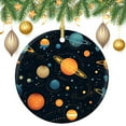 thumbnail image 2 of Christmas Ornament Space Planet Solar System Universe Planet Outer Galaxy Christmas Tree Ornaments Solar System Pattern Ornament for Christmas Tree Gifts Keepsake for Family, 2 of 8