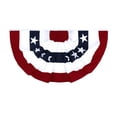 thumbnail image 1 of Tapiz decorativo con forma de abanico americano con forma de bandera del Día de la Independencia, 60, 1 of 1