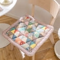 thumbnail image 6 of JikouIivo Pure Cotton Chair Cushions,Soft Thickened Dining Chair Cushion Non-Slip Seat Cushion,Removable Soft and Ties Kitchen Office Chair Cushion, 6 of 7