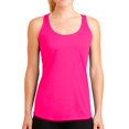 thumbnail image 4 of Womens Racerback Tank Top Seamless Stretch Sleeveless Solid Cami Sports Hot Pink, 4 of 5