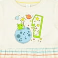 thumbnail image 4 of Inktastic Cute First Birthday Alien in Space Girls Baby Dress, 4 of 5