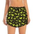 thumbnail image 2 of Fotbe Cute Dinosaurs (2) Womens High Waist Running Shorts Athletic Workout Quick Dry Shorts for Women with Pockets Gym Yoga Summer Shorts-Small, 2 of 9