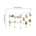 thumbnail image 3 of Yirtree Hanging Instant Photo Display Decorative Wall Hanging String with Clips, Stick and Hang Photo Wall Decor, Wall Hanging Pictures Display for Home, Dormitory and Cafe Decoration, 3 of 10