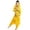 Yellow, variant on Girls Ethnic Belly Dance Performance Outfit Kids Stage Show Dress Set with Skirt Girls Casual Outfit Sets