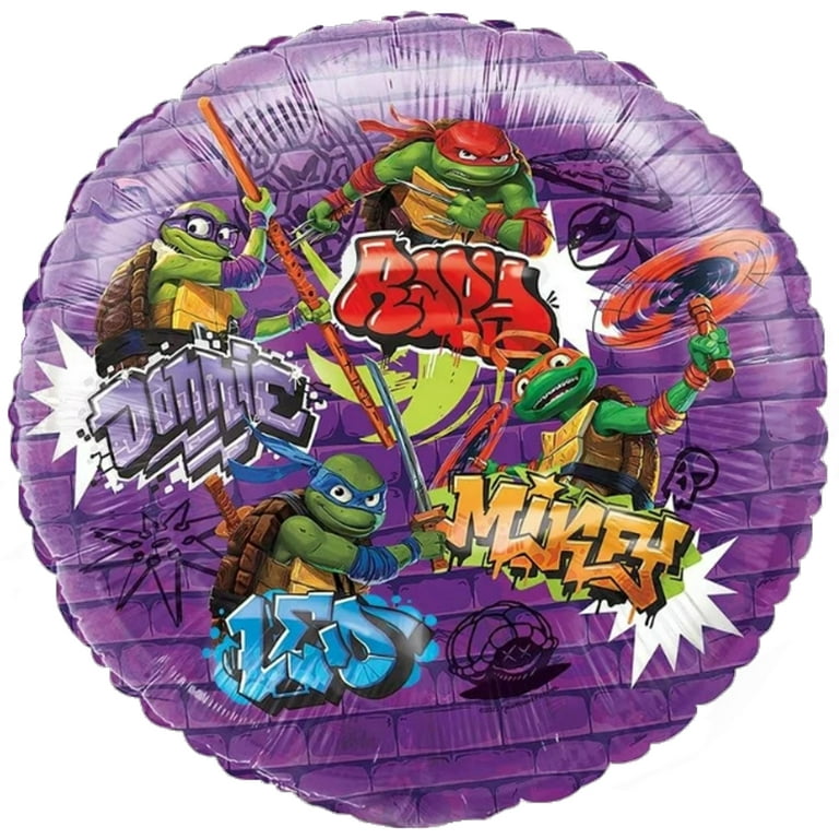 Happy Birthday Teenage Mutant Ninja Turtles Foil