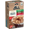 thumbnail image 2 of Quaker Instant Oatmeal, Organic Variety, 3 Flavor Variety Pack, 8 Packets, 2 of 9