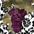 thumbnail image 2 of Sasha 12x12 Black Ornate Wood Framed with Double Matting Museum Art Print Titled - Grape Suzette I, 2 of 4