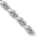 thumbnail image 1 of Quality Gold WQT035-22 14K White Gold 4.5 mm Diamond-Cut Quadruple 22 in. Rope Chain, 1 of 1