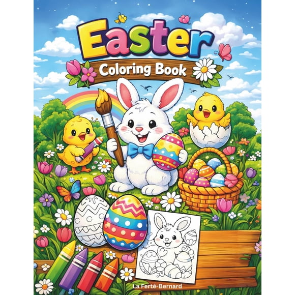 Libro para colorear de Pascua, publicación independiente, para niños de 2 a 8 años