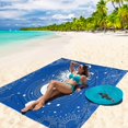 thumbnail image 4 of Manta de playa WIWIGO impermeable a prueba de arena 200x211 cm, 4 of 6