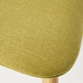 thumbnail image 4 of Noble House Sadie Indoor Mid Century Modern Fabric Dining Chairs, Set of 4, Green Tea+Natural, 4 of 8