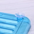 thumbnail image 2 of FELTECHELECTR Clear Plastic 1Set Soap Dish With Drainage For Bathroom Sink Wall Mountable, 2 of 8