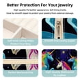 thumbnail image 3 of Rainbow Unicorn Travel Portable Decorative Box - Square Jewelry Storage and Organizer Box for Rings, Earrings, Necklaces, and Bracelets - Suitable for Girls and Women - Necklace Organizer Box, 3 of 6