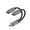 Grey, variant on Dual USB C Headphone and Charger Adapter , 2 in 1 Splitter Aux Audio Jack PD 100W Fast Charge Cable for iPhone 15 16 17 Series, Samsung Galaxy S24/25/26 (White)