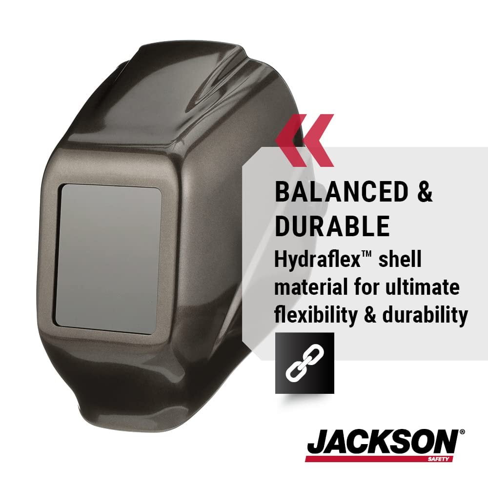 Jackson Safety W10 HLX Passive Welding Helmet (20508), Ultra-Lightweight, Heavy Metal Graphic, 2 Units / Case