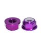 thumbnail image 3 of 2 piezas-10 piezas M2 M2.5 M3 M4 M5 M6 M8 Tuerca de seguridad de nailon con brida de aluminio anodizado de colores, 3 of 5
