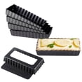 thumbnail image 1 of Coofit Cake Baking Pan Non-stick Removable Bottom Creative Bread Baking Pan Baking Tray, 1 of 10