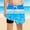 Sky Blue, variant on Boys Tropical Print Swim Shorts Coconut Tree Graphic Beach Trunks Blue 14-16 Years