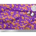 thumbnail image 3 of Soimoi Rayon Crepe Fabric Heart,Hen & Chick Cartoon Printed Craft Fabric by The Yard 46 Inch Wide, 3 of 3