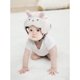 thumbnail image 4 of by - Casco de seguridad para bebé, transpirable, protector de cabeza de bebé, ultraligero, suave y ajustable, adecuado para bebés de 6 a 24 meses, 4 of 5