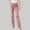 Pink, variant on SNKSDGM Black Dress Pants Women Petite Length Women's Solid Color Stylish Casual Straight Leg Pants with Button Closure and Pockets Comfortable Work Trousers for Daily Commute Xl