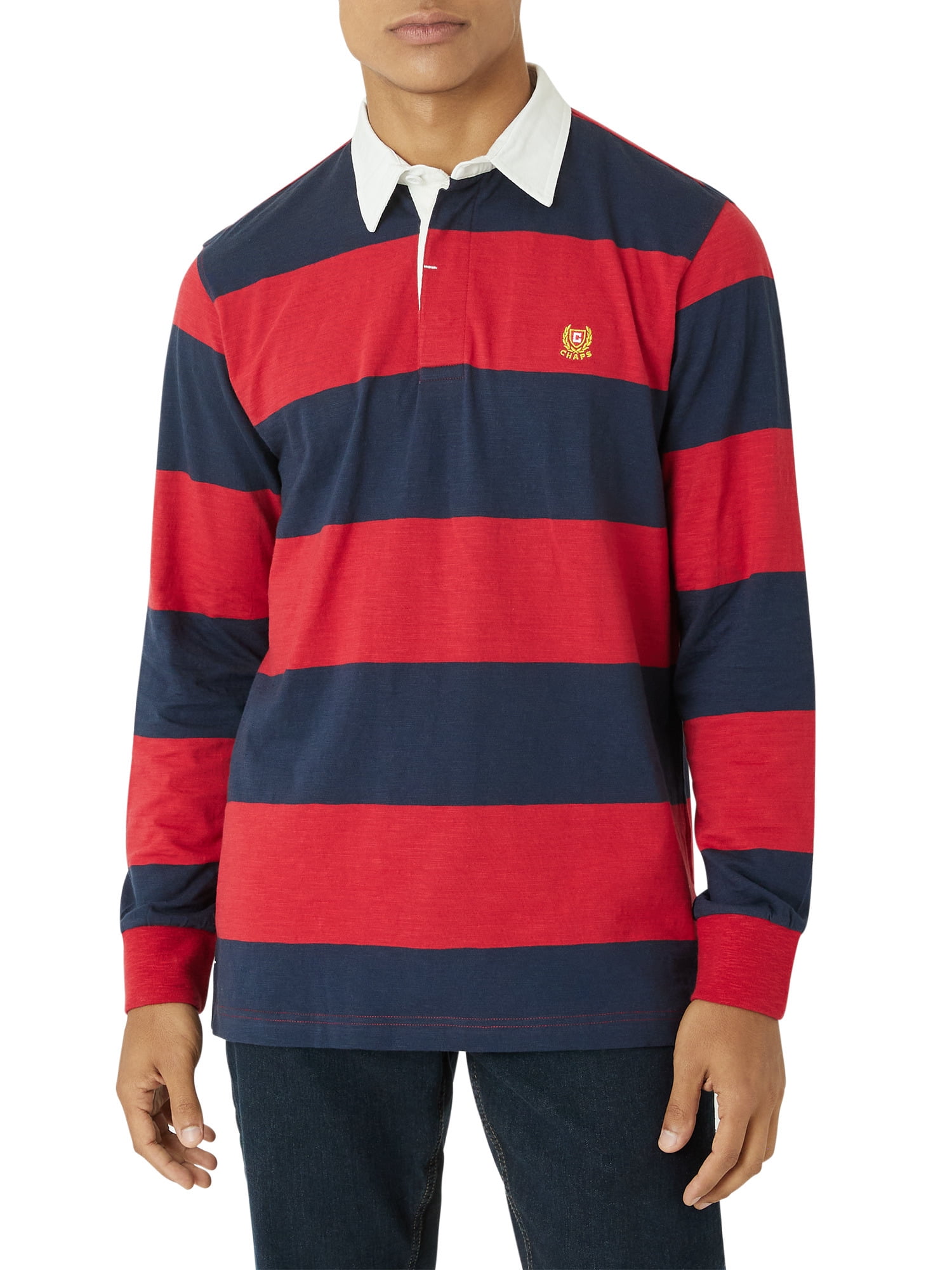 Chaps Men's Iconic Rugby ShirtSizes XS up to 4XB