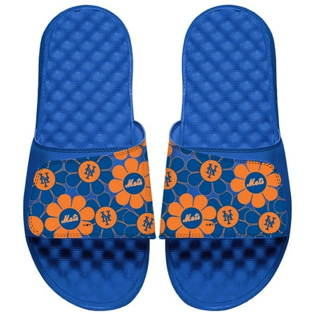 

Youth ISlide Royal New York Mets Floral Loudmouth Slide Sandals