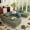 Green, variant on ODUWA Modular 124" U-Shaped Boneless Sofa, Premium Corduroy Deep Seat Cloud Couch with Wide Armrests, No Assembly