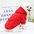 thumbnail image 5 of Dog Hoodies Fall Dog Puppy Sweatshirt Soft Warm Sweater Winter Zipper Pocket Hooded Clothes for Small Medium Large Dogs Cats Pet Clothing, 5 of 5