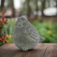 thumbnail image 3 of Cement Sitting Bird Figurine, Gray Decorative Bird Statue for Home & Shelf Décor, 3 of 9