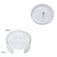 thumbnail image 5 of 5 moldes de resina para posavasos, incluye 1 molde de caja de almacenamiento de posavasos de silicona, 4 moldes de posavasos para portavelas, caja de jabón, alfombrillas para tazas, decoración del hogar (blanco), 5 of 8