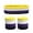 Black, variant on AJGRHE Heardband Sweatband Set Comprising Headband Two Wristbands Soft Breathable Elastic Blend Wicking for Sports Running Gym Workout Yoga and More Black