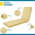 thumbnail image 5 of DUCKCOVERS® Weekend All-Weather Outdoor Chaise Cushion, 5 of 8