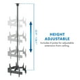 thumbnail image 5 of Mount-It! MI-515 - Mounting kit (ceiling mount) - for 3 LCD displays - screen size: up to 65", 5 of 8