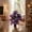 Purple B, variant on 18 Leaves Artificial Monstera Palm Banana Floor Plant Faux Tropical Tree For Indoor Living Room Corner Decor 75cm Purple